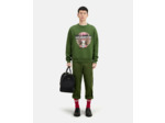 Sweatshirt Avec Print Aigle used kaki