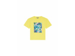 T-shirt jaune multicolore