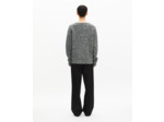 Pull en laine mouliné noir et blanc black white