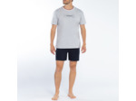 Pyjashort homme PURE gris/marine