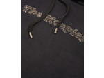 Sweat avec print perles black washed