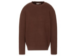 Pull col rond en maille texturée