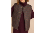 Gilet sans manches en laine bouclette SABRINA