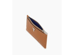 Porte cartes zippé Romy en cuir grainé