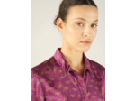 Robe violet chardon
