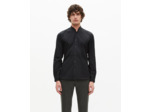 Chemise slim en smart twill noire black
