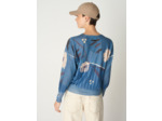 Pull fleur fleur de jean