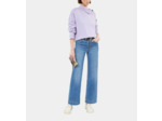 Pull Col Cheminee Et Patte Boutonnee light purple
