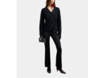 Cardigan Noir En Laine Torsadée black