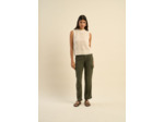Pantalon cargo coupe droite