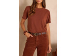 T-shirt col rond unisexe en coton MARCEL(LE)