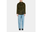 Blouson Style Officier En Laine Mélangée Kaki kaki