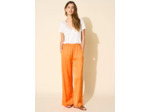 Pantalon large en satin