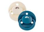 Lot 2 sucettes reversible 6 mois et plus Beige Et Bleu