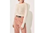 Pantalon droit aspect lavé tomate sechee