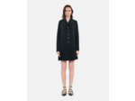 Robe Noire Courte Avec Plissage black