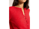 Gilet avec des boutons ronds et des manches longues