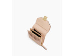 Portefeuille Rose en cuir lisse