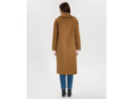 Manteau Myrthe Noisette en Polyester