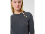 Pull Pastelle Gris Chine en Polyester