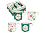 BOTANIC CHIC Coffret 4 mugs 30cl