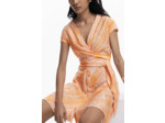 Robe Sans Manches En Tissu – Femme