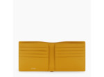 Porte cartes avec poche billets Emile en cuir grainé