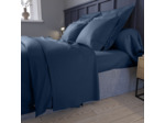 Drap Housse Partition Satin de coton Coloris Marine