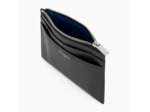 Porte cartes moyen modèle zippé Emile en cuir grainé