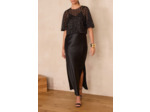 Robe satinée à bretelles REFLET