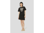 T-Shirt Trefle Noir en Coton