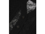 Cardigan details dentelle black