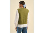 Pull à col rond sans manches