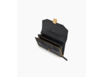 Grand portefeuille Rose en cuir lisse