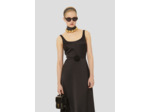 Robe Ruben Noir en Polyester