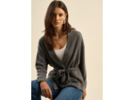 Cardigan en cachemire à ceinture