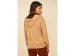 Gilet à capuche zippé