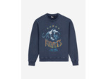Sweat avec print washed navy