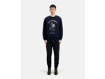 Sweatshirt Avec Print Devant Snake washed navy