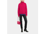 Pull Col Cheminee Et Patte Boutonnee cherry