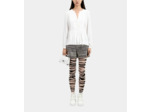 Top Plissee Manches Longues ecru