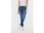 Denim slim fit cropped, jambes ajustées, taille medium haute