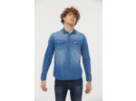 Chemise en jean boutons pressions