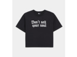 T-Shirt Manches Courtes Avec Print black