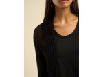 Gilet maille ajourée
