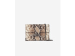 Pochette Emily Moyenne En Cuir Python black white