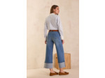 Jean cropped à revers RUBY