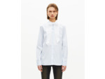 Chemise à fines rayures bleu clair bleu