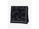 Foulard black white