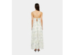 Robe Longue Imprimée Avec Laçage light blue/white